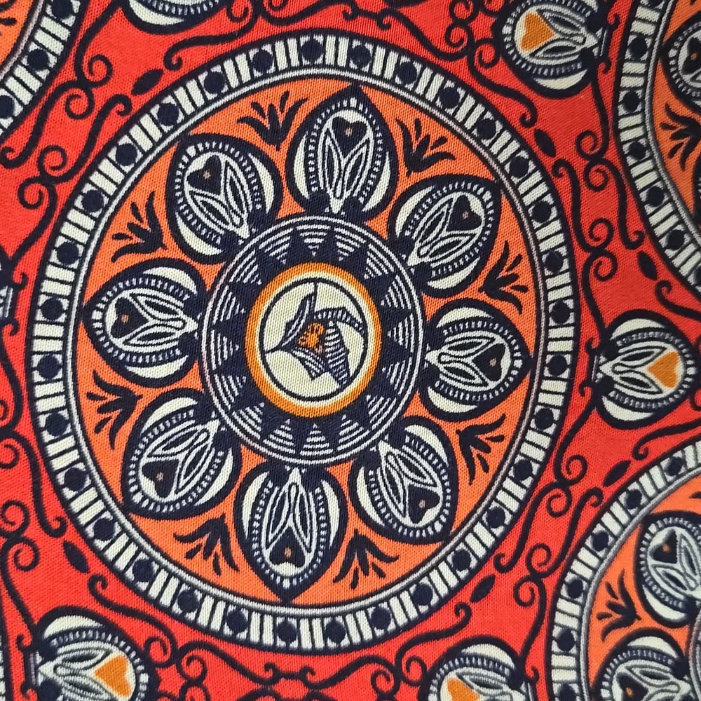 Denim & Flower Red Patterned Shirt - Picture 7 of 10